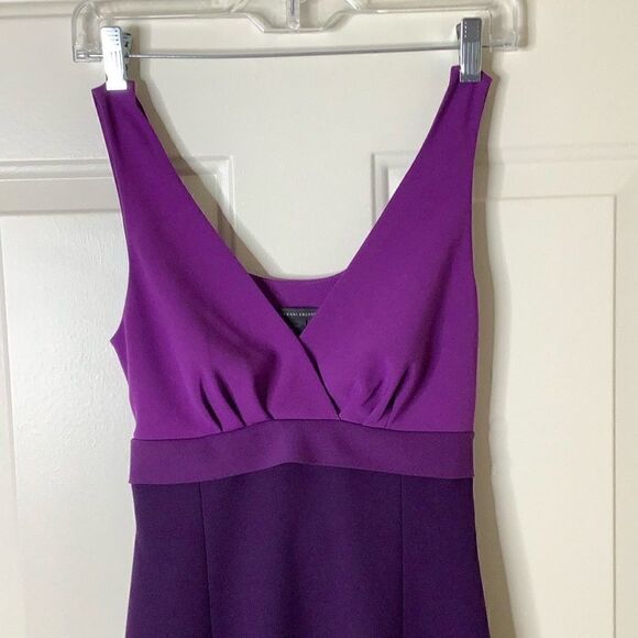Armani Exchange Purple and a plum Fitted Empire Waist Dress - Picture 2 of 10